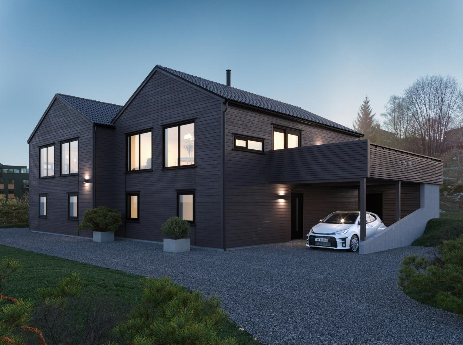 Tomannbolig i Haukedalen.